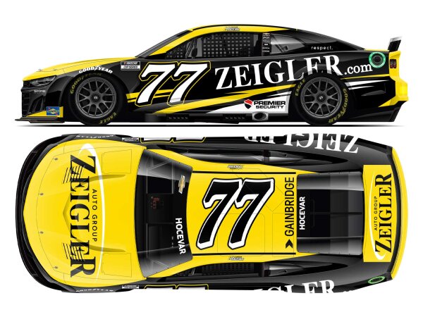 Carson Hocevar #77 NASCAR 2024 SM Chevrolet  Zeigler Auto Group 1:24 Elite