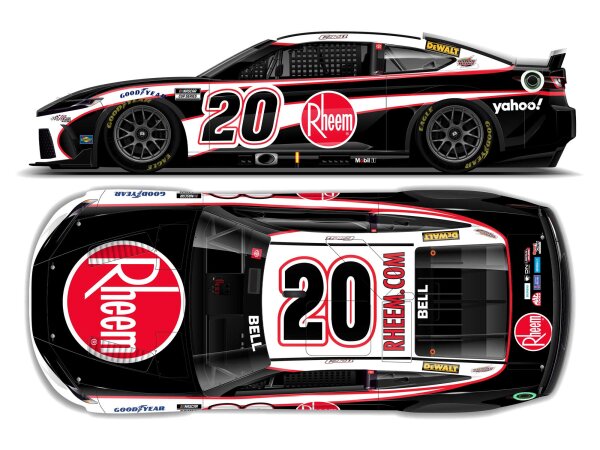 Christopher Bell #20 NASCAR 2024 JGR Toyota Rheem 1:24 Standard