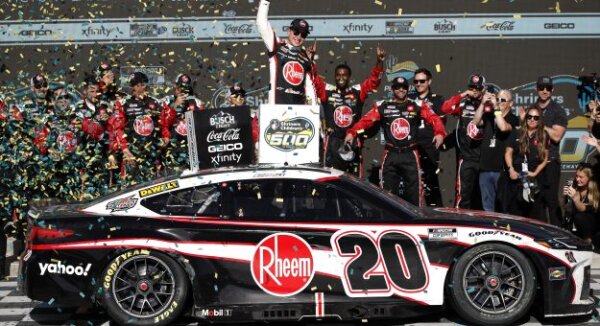 Christopher Bell #20 NASCAR 2024 JGR Toyota Rheem Phoenix Race Win 1:24 Elite