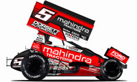 Chase Briscoe #5 Sprint Car 2024 Mahindra Tractors 1:50