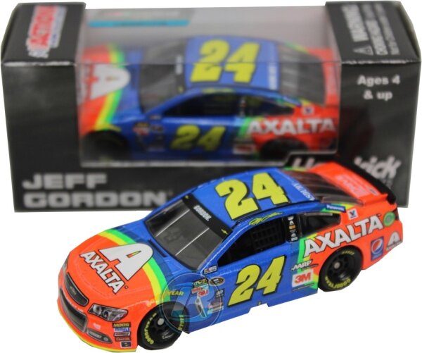 Jeff Gordon #24 NASCAR 2015 HM Chevrolet Axalta Retro Rainbow 1:64