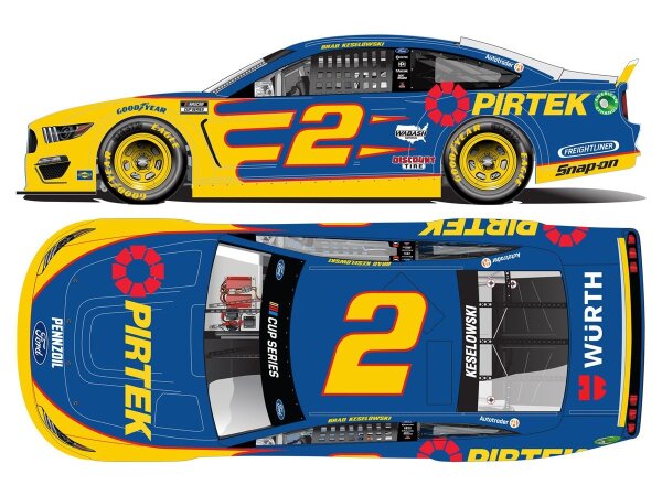 Brad Keselowski #2 NASCAR 2021 TP Ford PIRTEK 1:64