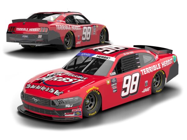 Riley Herbst #98 NASCAR 2024 Terrible Herbst Throwback 1:24