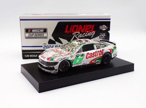 Brad Keselowski #6 NASCAR 2024 RFKR Ford Castrol Throwback Darlington Race Win 1:24 Standart