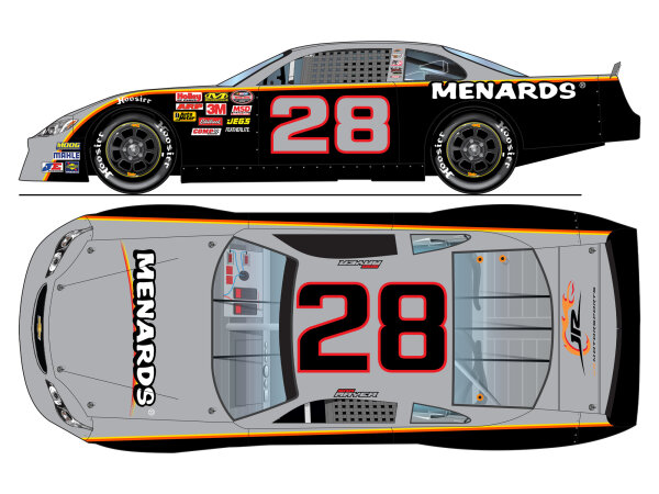 Sam Mayer #28 NASCAR 2018 JR Chevrolet Menards Flashback Late Model 1:64