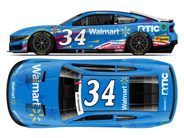 Michael McDowell #34 NASCAR 2024 FRM Ford RTIC Coolers Salutes 1:24