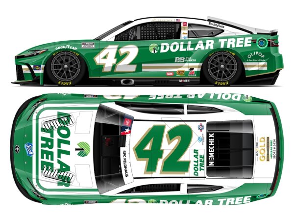 John Hunter Nemechek #42 NASCAR 2024 LRM Toyota Dollar Tree Salutes 1:24