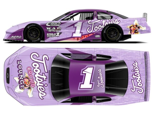 Ross Chastain #1 NASCAR 2024 RW Chevrolet Tootsies Orchard Lounge Late Model 1:64