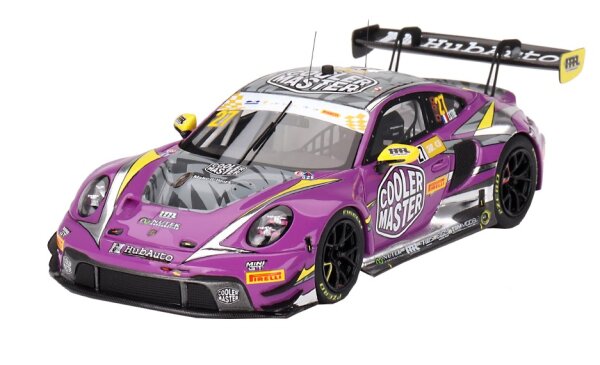 Porsche 911 GT3 R #27 HubAuto Racing FIA GT World Cup 70th Macau Grand Prix Car Model 1:64