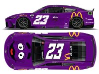 Bubba Wallace #23 NASCAR 2024 23XI Toyota McDonalds...