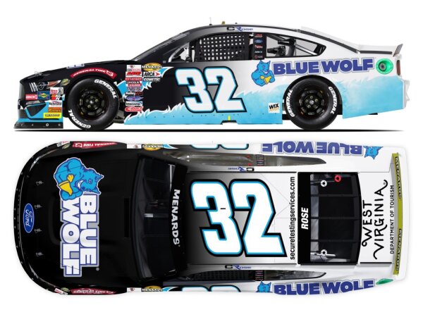 Christian Rose #32 AM Racing Blue Wolf ARCA 1:64