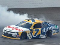 Justin Allgaier #7 NASCAR 2024 JRM Chevrolet Hellmanns...