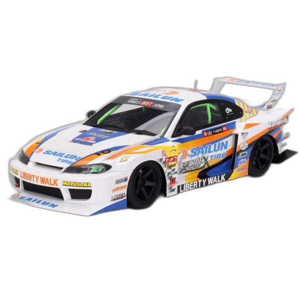 Nissan LB-Super Silhouette S15 SILVIA #555 Formula Drift Japan 2023 1:18