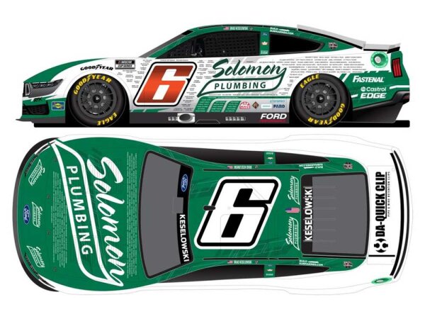 Brad Keselowski #6 NASCAR 2024 RFKR Ford Solomon Plumbing Salute to Veterans 1:24 Standard