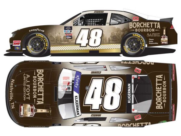 Parker Kligerman #48 NASCAR 2024 Borchetta Bourbon 1:24