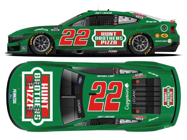 Joey Logano #22 NASCAR 2025 TP Ford Hunt Brothers Pizza 1:64