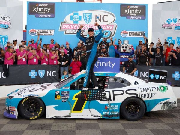 Sam Mayer #1 NASCAR 2024 JRMS QPS Employment Group Roval Race Win 1:24