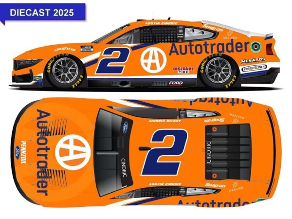 Austin Cindric #2 NASCAR 2025 TP Ford Autotrader 1:64