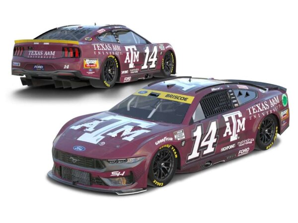 Chase Briscoe #14 NASCAR 2024 SHR Ford Texas A&M 1:64