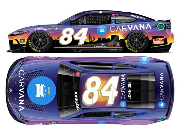 Jimmie Johnson #84 NASCAR 2024 LMC Toyota Carvana Desert 1:64