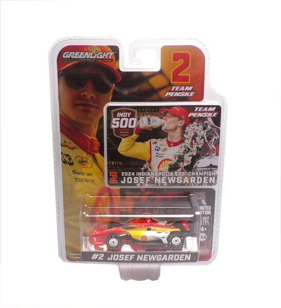 Josef Newgarden #2 INDYCAR 2024 Team Penske Shell Oil Indianapolis 500 Champion 1:64