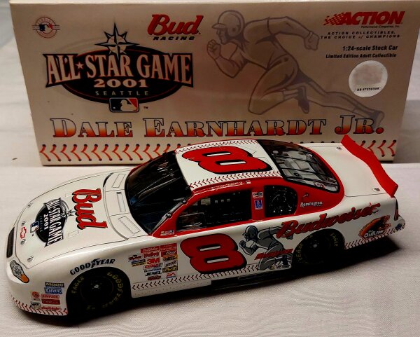 Dale Earnhardt Jr #8 NASCAR 2001 Chevrolet Monte Carlo Budweiser / MLB All-Star Game 1:24