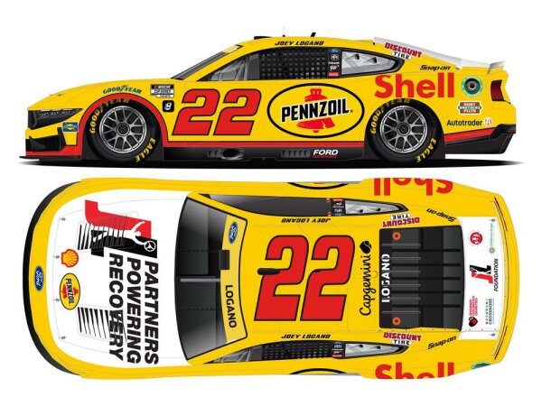 Joey Logano #22 NASCAR 2024 TP Ford Shell Pennzoil / JL Foundation 1:64