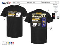 T-Shirt Chase Elliott 2024 Most Popular Driver