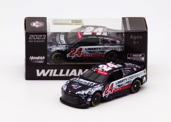 William Byron #24 NASCAR 2023 HM Chevrolet Liberty University Patriotic 1:64