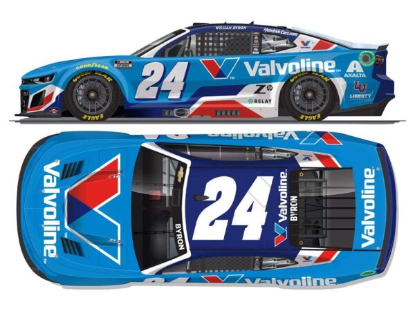 William Byron #24 NASCAR 2025 HM Chevrolet Valvoline 1:24