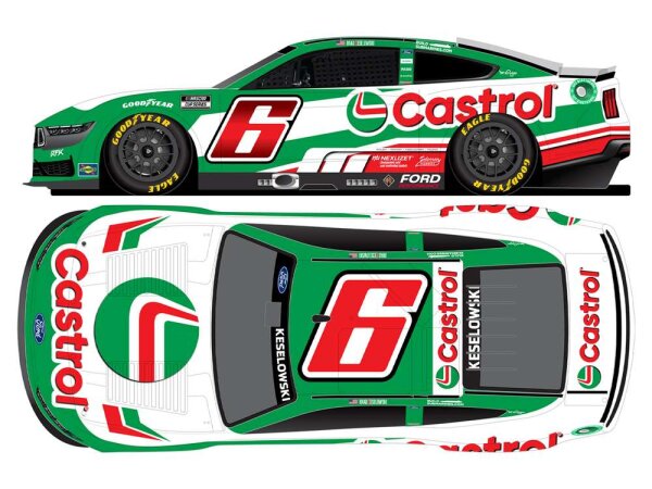 Brad Keselowski #6 NASCAR 2025 RFKR Ford Castrol 1:24