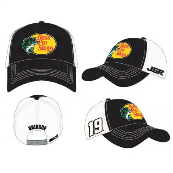 Chase Briscoe 2025 Adult Sponsor Hat Black/White - OSFM Cap