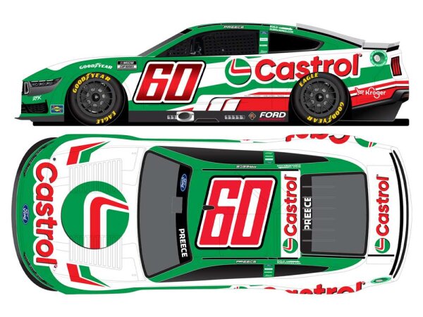 Ryan Preece #60 NASCAR 2025 RFKR Ford Castrol 1:24