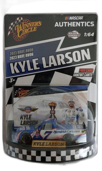 Kyle Larson #7 NASCAR TRUCK 2023 SMS HendrickCars.com Wilkesboro Winner 1:64