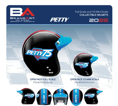 Petty 75th Full Size Open Face Helm V2