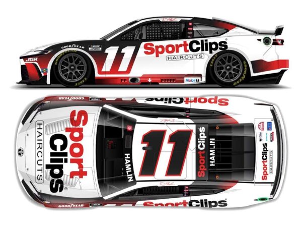 Denny Hamlin #11 NASCAR 2025 JGR Toyota Sports Clips 1:64