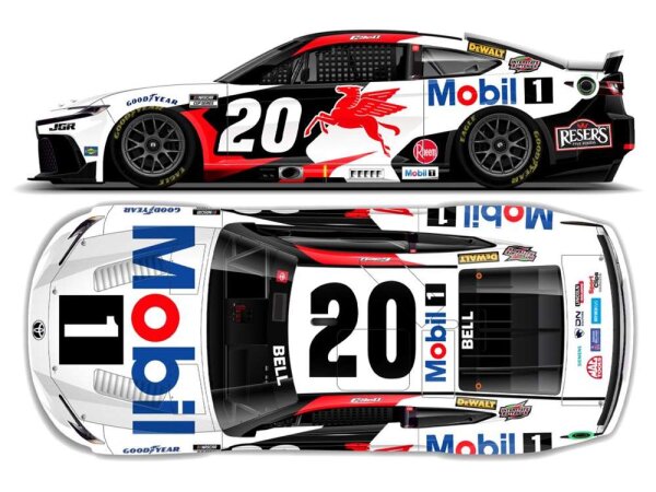 Christopher Bell #20 NASCAR 2025 JGR Toyota Mobil 1 1:24