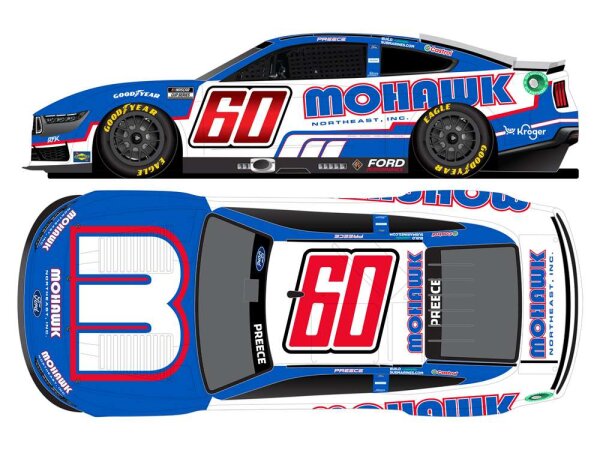 Ryan Preece #60 NASCAR 2025 RFKR Ford Mohawk Northeast 1:24