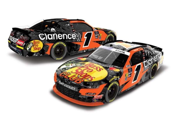 Carson Kvapil #1 NASCAR 2025 Bass Pro Shops 1:64