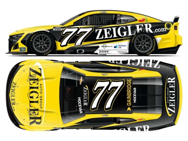 Carson Hocevar #77 NASCAR 2025 SM Chevrolet  Zeigler 1:64