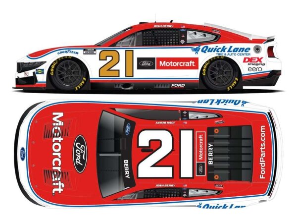 Josh Berry #21 NASCAR 2025 WBR Ford Motorcraft 1:24