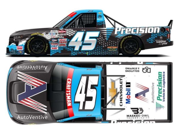 Kaden Honeycutt #45 NASCAR 2025 NMS Chevrolet Autoventive/Precision 1:24 Standard