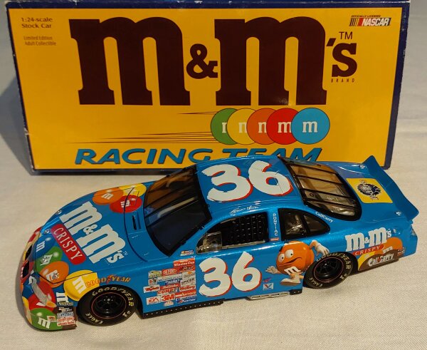 Ernie Irvan #36 NASCAR 1999 Pontiac MBVMS M&M Crispy 1:24