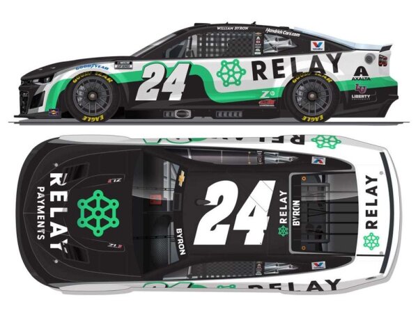 William Byron #24 NASCAR 2025 HM Chevrolet Relay Payments 1:64