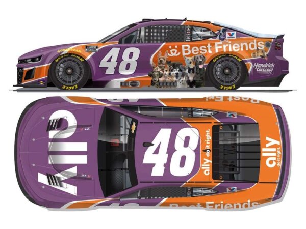 Alex Bowman #48 NASCAR 2025 HM Chevrolet Ally Best Friends 1:24