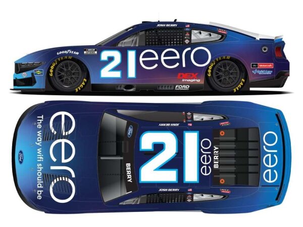 Josh Berry #21 NASCAR 2025 WBR eero 1:24