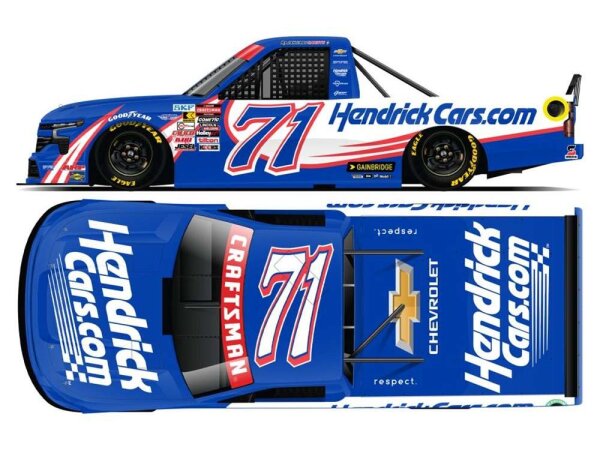 Rajah Caruth #71 NASCAR 2025 SM Hendrickcars.com Truck Series 1:64