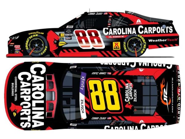 Connor Zilisch #88 NASCAR 2025 Carolina Carports 1:64