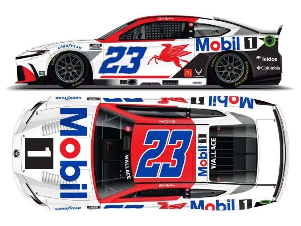 Bubba Wallace #23 NASCAR 2025 23XI Toyota Mobil1 1:24