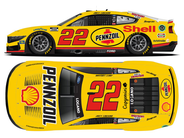 Joey Logano #22 NASCAR 2024 TP Ford Shell-Pennzoil 1:24 Standard